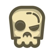 Elements Skulls logo template 131