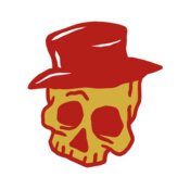 Elements Skulls logo template 132