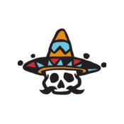 Elements Skulls logo template 138