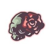 Elements Skulls logo template 154